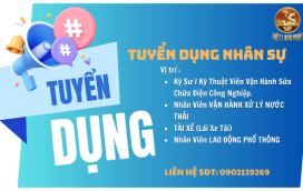 TUYỂN DỤNG GẤP NHÂN LỰC LAO ĐỘNG