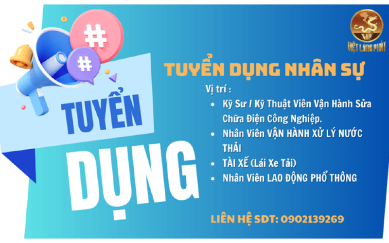 TUYỂN DỤNG GẤP NHÂN LỰC LAO ĐỘNG