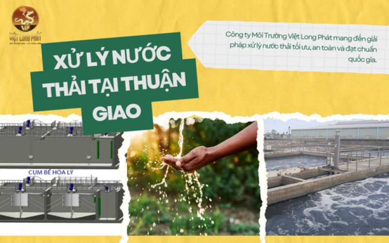 Xử lý nước thải tại Thuận Giao