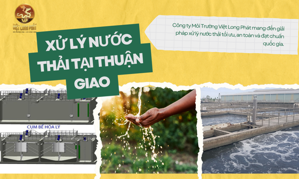 Xử lý nước thải tại Thuận Giao tại Việt Long Phát